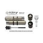Put-Butts Spegnisigaro Doppio L 100 REMOVER Colore Metal Argento - Made in Italy -