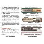 Put-Butts Spegnisigaro COMFORT L 100 Doppio Colore Metal Fucile - Made in Italy -