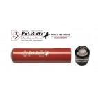 Put-Butts Spegnisigaro Mod. L 080 Tappo Visore Capsula Attiva-Esausta Colore Rosso - Made in Italy -