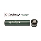 Put-Butts Spegnisigaro Mod. L 080 Tappo Visore Capsula Attiva-Esausta Colore English Green - Made in Italy -