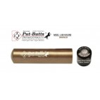 Put-Butts Spegnisigaro Mod. L 080 Tappo Visore Capsula Attiva-Esausta Colore Cuoio Lucido - Made in Italy -