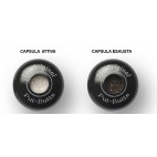 Put-Butts Spegnisigaro Mod. L 080 Tappo Visore Capsula Attiva-Esausta Colore English Grey - Made in Italy -