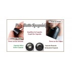 Put-Butts Spegnisigaro Mod. L 080 Tappo Visore Capsula Attiva-Esausta Colore English Grey - Made in Italy -